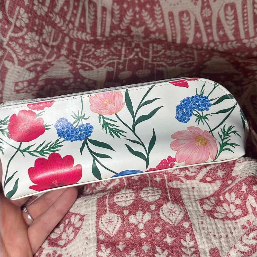 Kate Spade floral pencil case